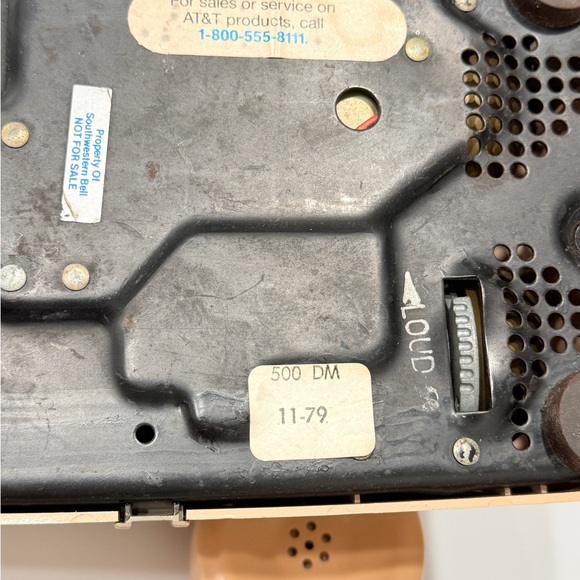 Vintage Beige Rotary Dial Telephone woks! - Picture 7 of 17